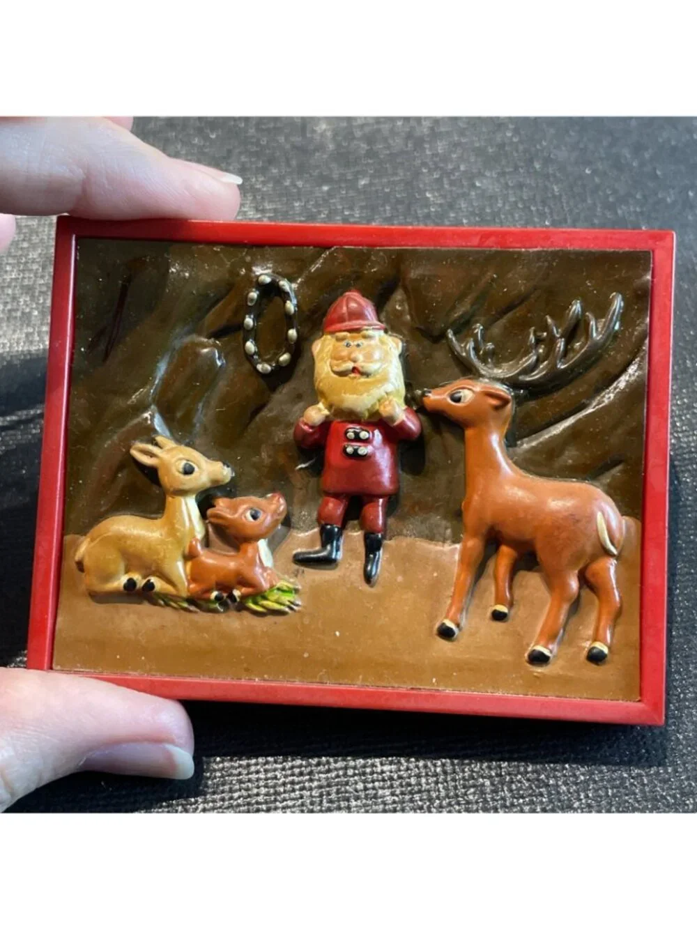 Vintage Rudolph Island of Misfit Toys Refrigerator Magnet Christmas